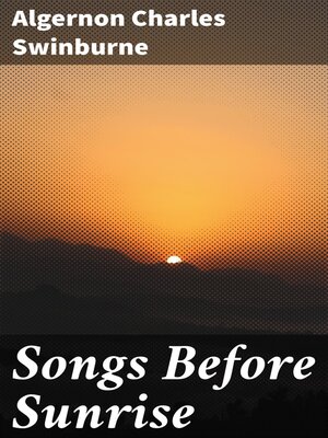 cover image of Songs Before Sunrise
